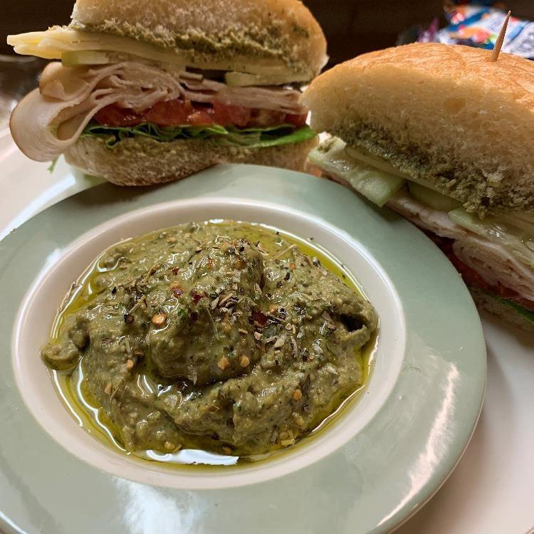 Lime and Elderberry Pistacio Pesto