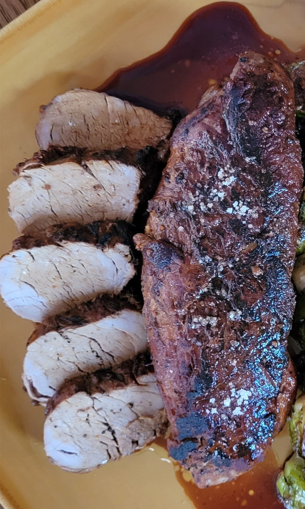 Garlic Mushroom and Satsuma Mandarin Marinated Pork Loin
      
      
       &ndash; The Olive Groove