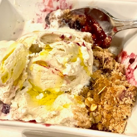 Fresh Mixed Berry Cobbler