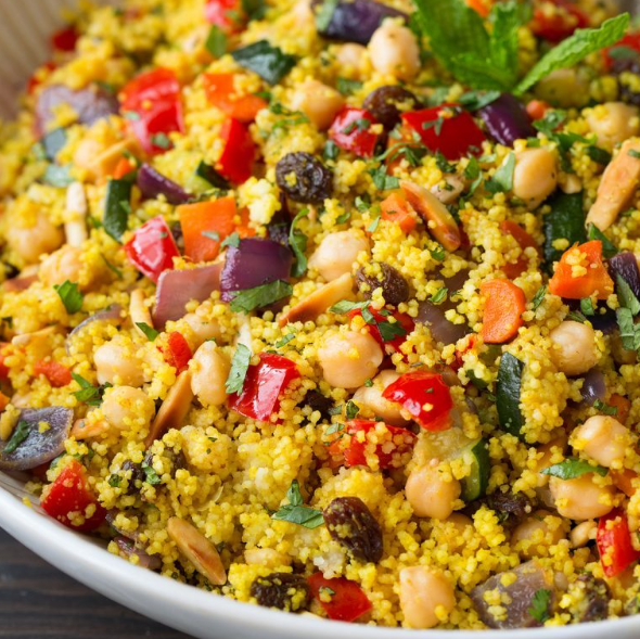 Moroccan Veggies with Couscous