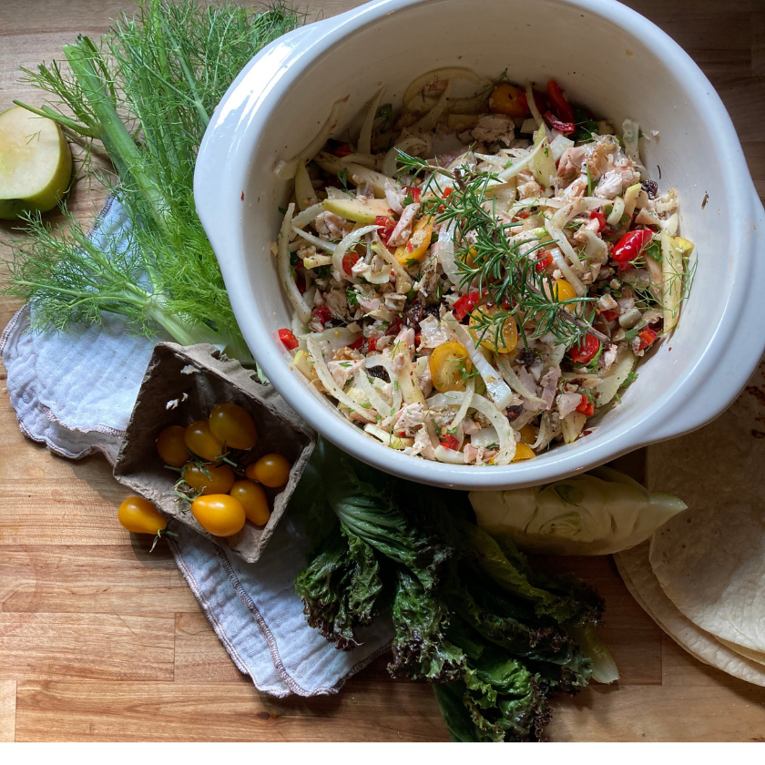 Fennel & Pear Chicken Salad