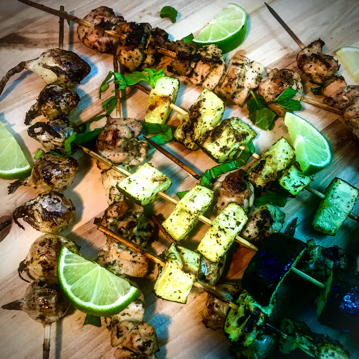 Mojito Kebabs