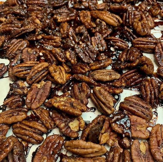 Maple Candied Pecans