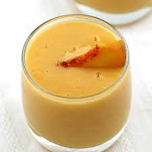 Peach Smoothy with a Kick – The Olive Groove
