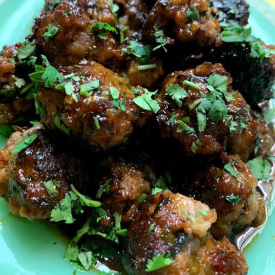Sticky Thai-style Meatballs