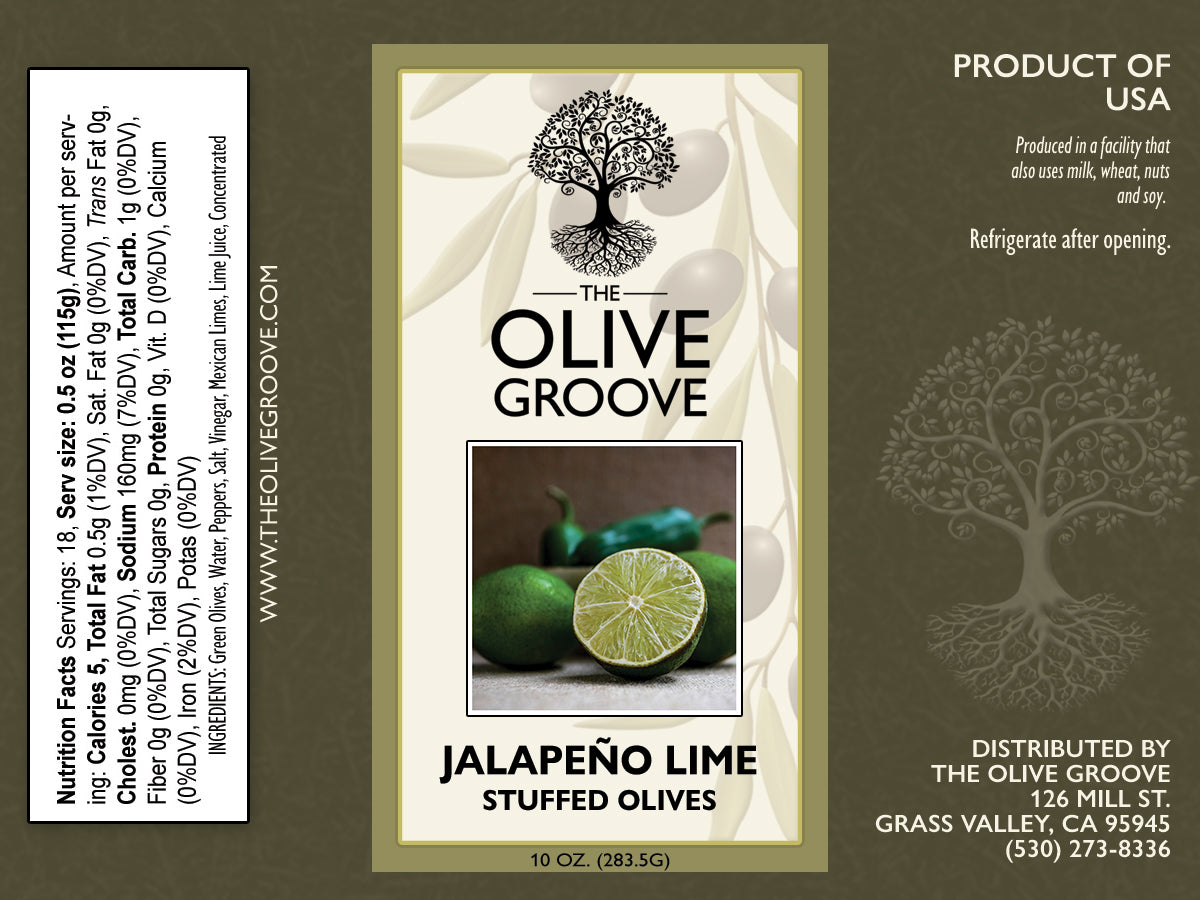 Jalapeño Lime Stuffed Olives