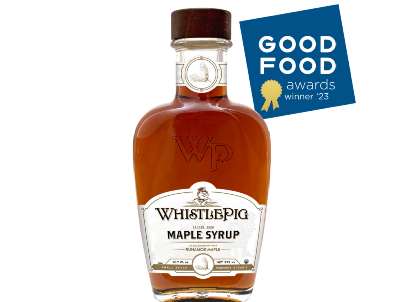 WhistlePig Rye Whiskey Barrel Aged Organic Maple Syrup