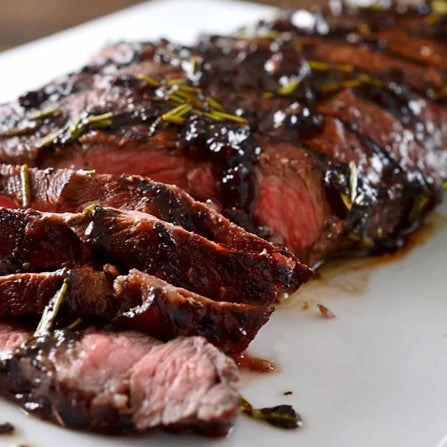 Rosemary and Black Cherry Grilled Skirt Steak