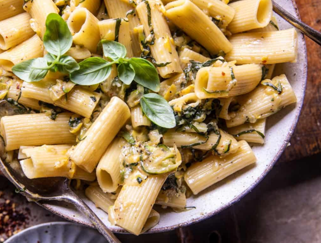 Italian Herb Zucchini Parmesan Pasta