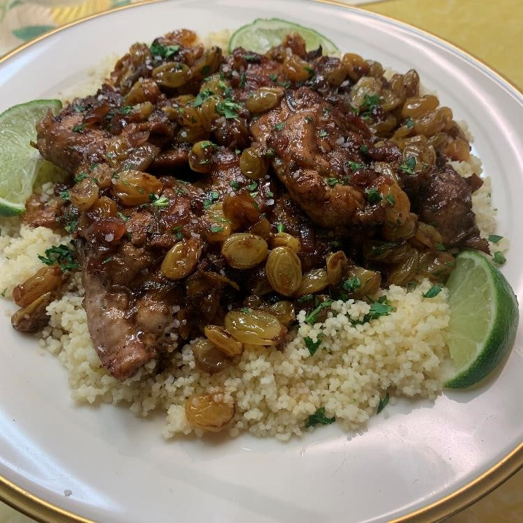 Lime and Elderberry Chicken Agrodolce