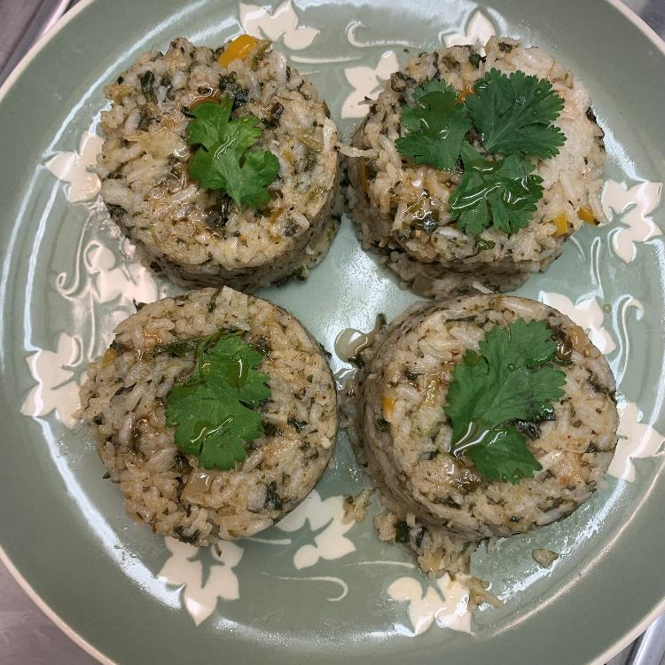 Thai Spiced Coconut Rice Timbales