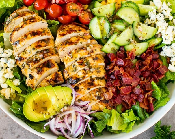 Tuscan Herb and Mission Fig Grilled Chicken Salad