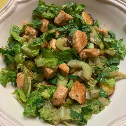Black Cherry Lemon Pan-Seared Chicken Salad