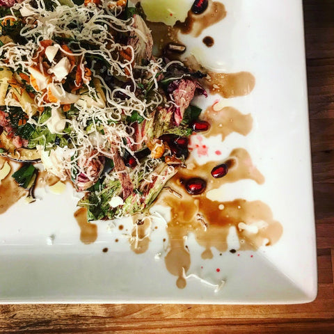 Wilted Radicchio & Italian Sausage Salad