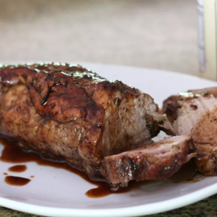 Cinnamon Pear Pork Tenderloin