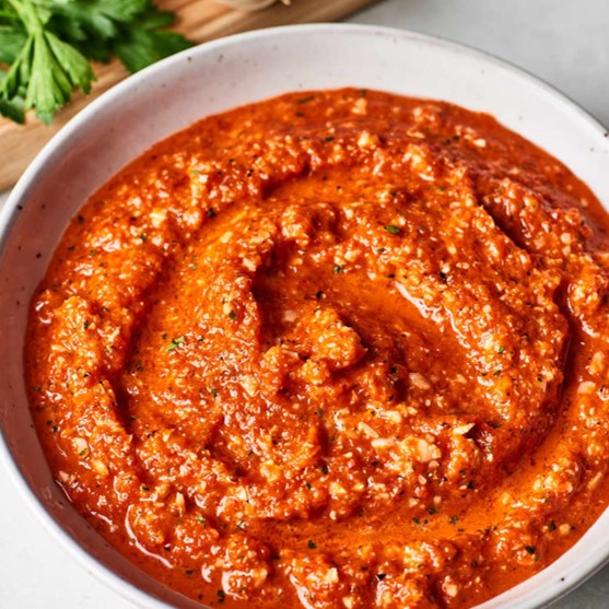 Thai Chili Mandarin Hazelnut Romesco Sauce – The Olive Groove