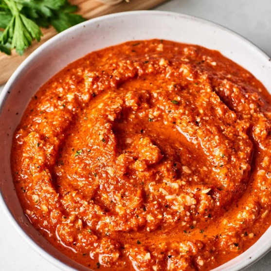 Thai Chili Mandarin Hazelnut Romesco Sauce