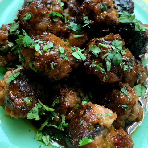 Sticky Thai-style Meatballs