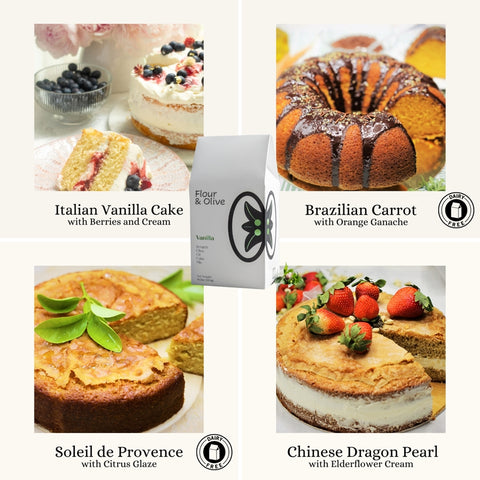 Vanilla Olive Oil Cake Mix