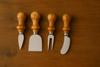Olive wood Cheese knife set in wooden box