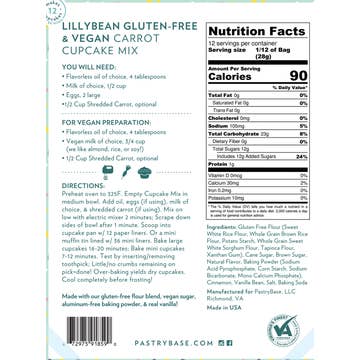 Gluten Free Carrot Cupcake Mix