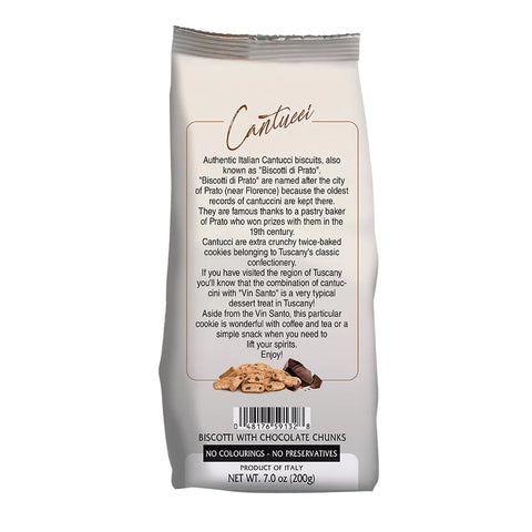 Mantova Cantucci Italian Biscotti with Chocolate Chunks