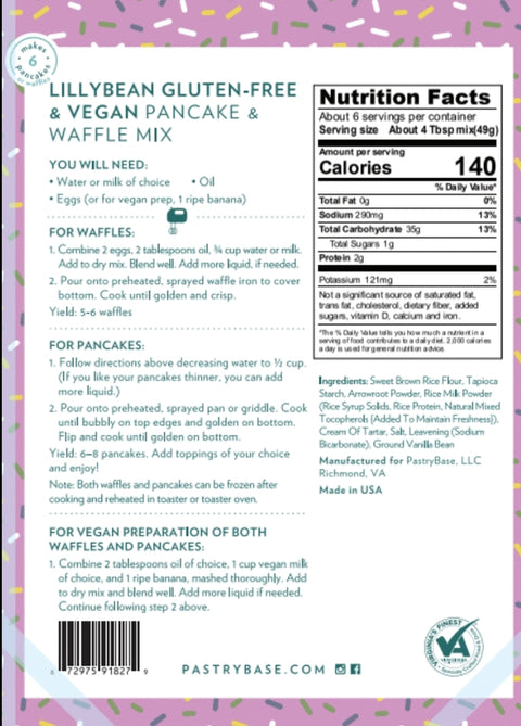 Pancake & Waffle Mix (Vegan & Gf)