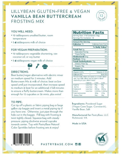 Vanilla Bean Buttercream Frosting