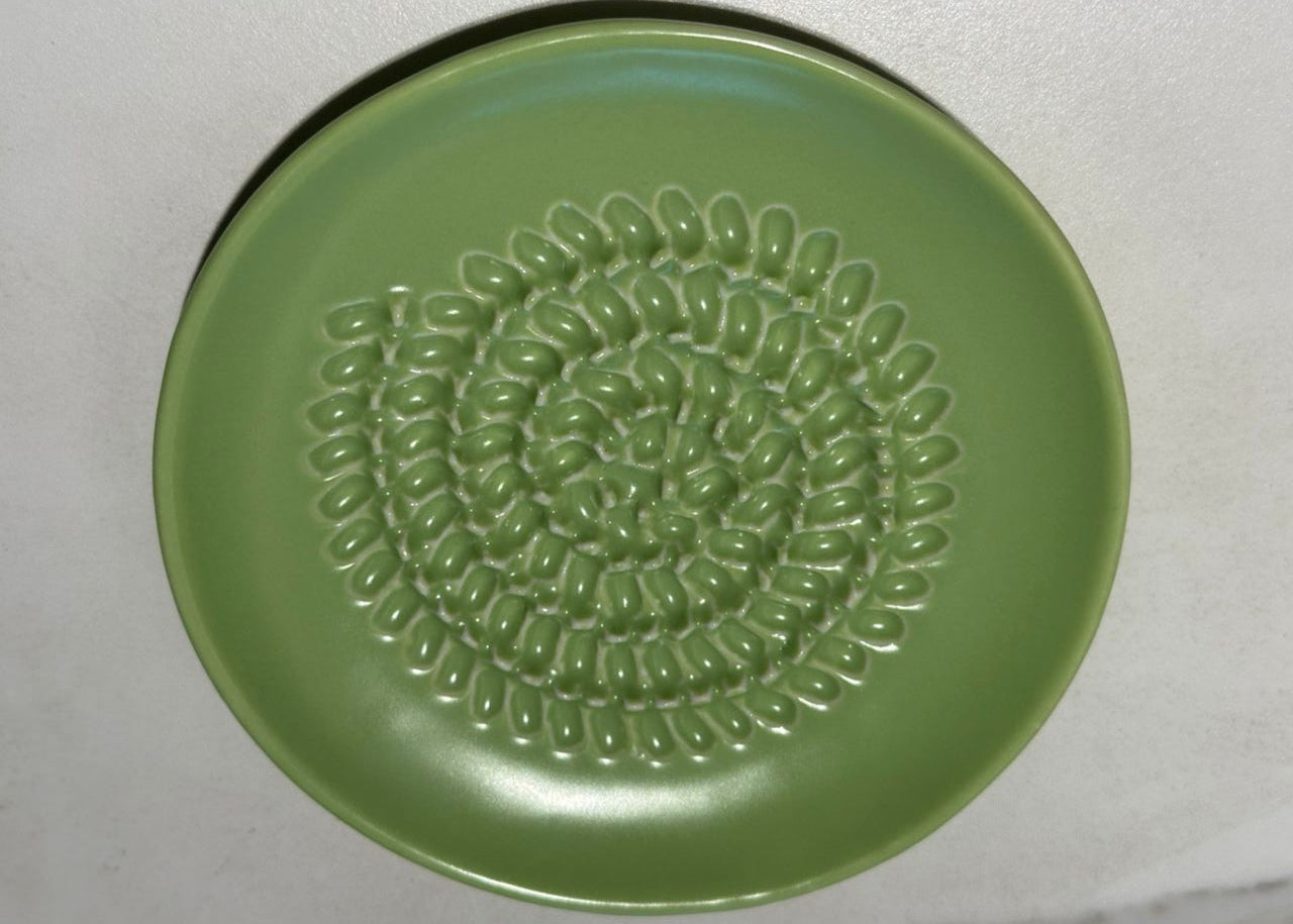 Aglio e Olio Grater & Dipping Plate - Sage Green