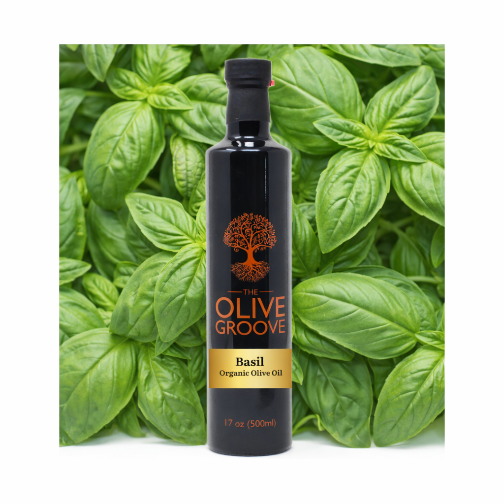 Basil Infused Organic Olive Oil