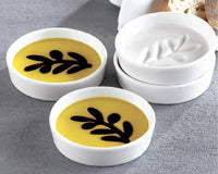 Olive Oil & Balsamic Vinegar Serving Dishes ~ Set of 4