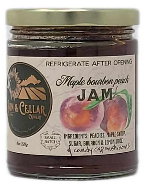 Maple Bourbon Peach Jam