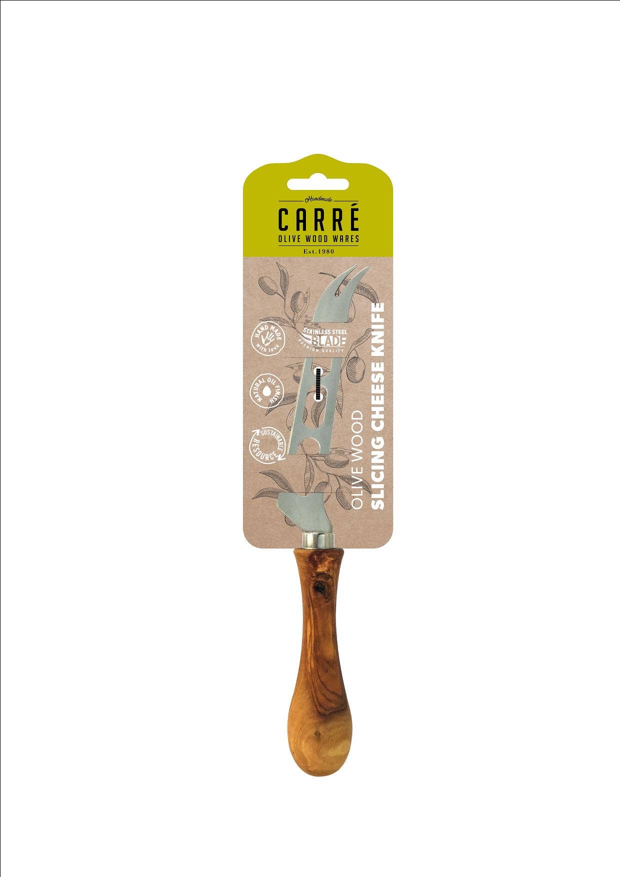 Olive wood Slicing cheese knife