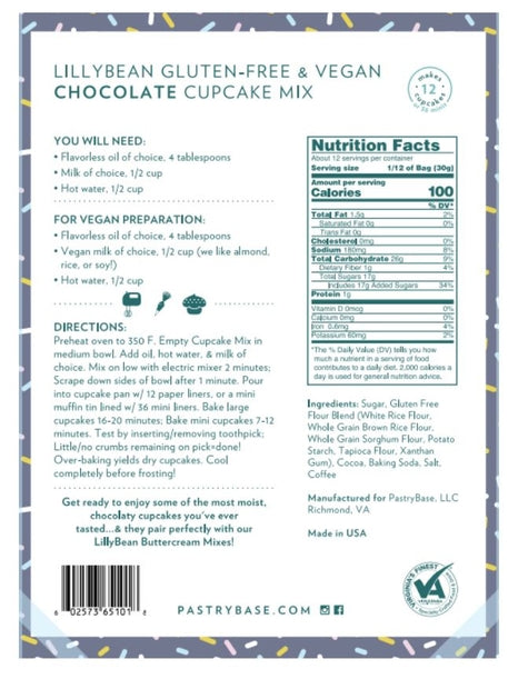 Gluten Free Chocolate Cupcake Mix