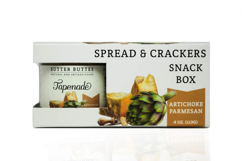 Artichoke Parmesan Spread & Crackers Snack Box