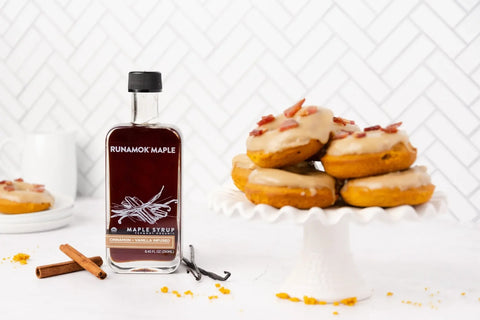 Cinnamon-Vanilla Infused Organic Maple Syrup