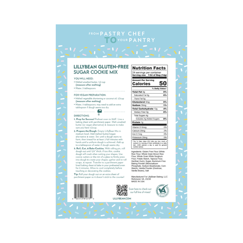 Sugar Cookie Mix (Vegan & Gf)
