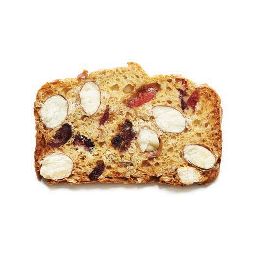 Cherries, Almonds, and Linseed Toast